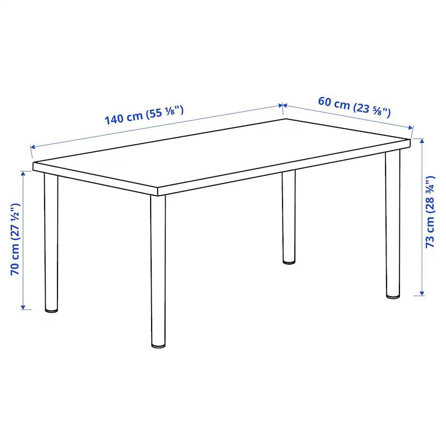 White Ikea Desk - photo 2