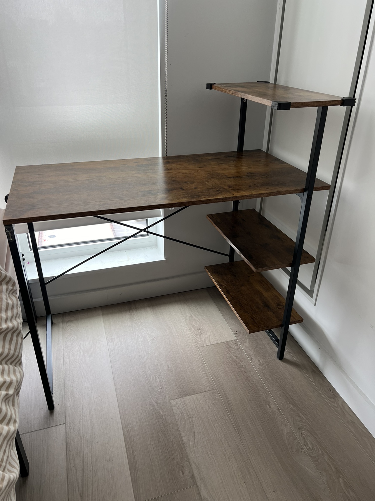 40” Computer Desk with Shelves