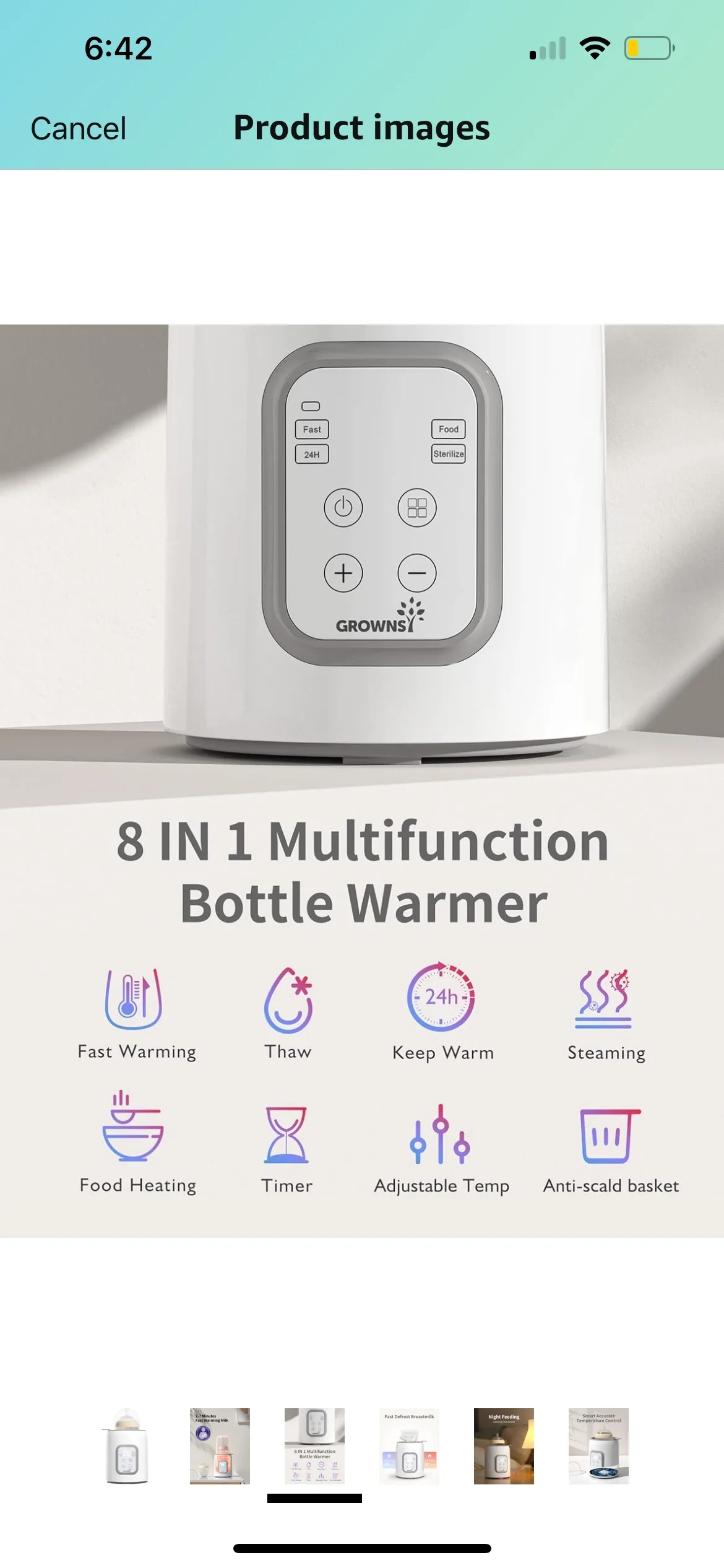🥕Open box🥕 Fast Baby bottle Warmer with Timer image indicator(6)