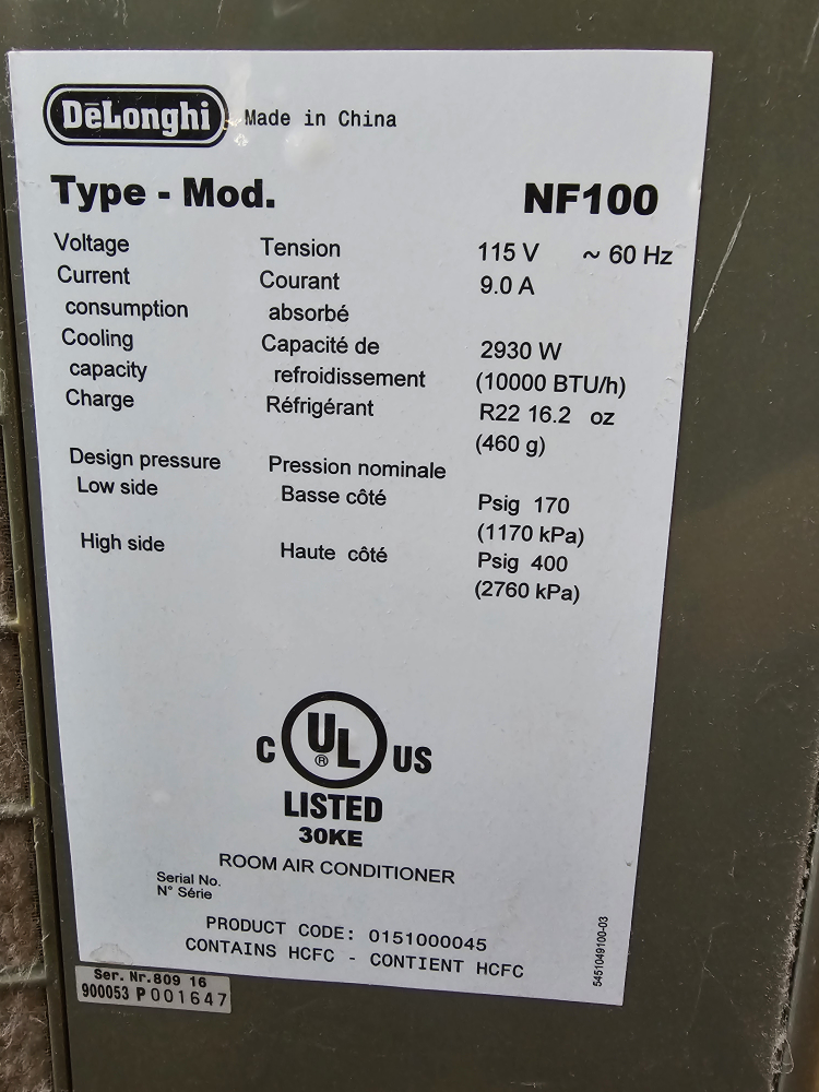 DeLonghi Portable Air Conditioner - photo 2
