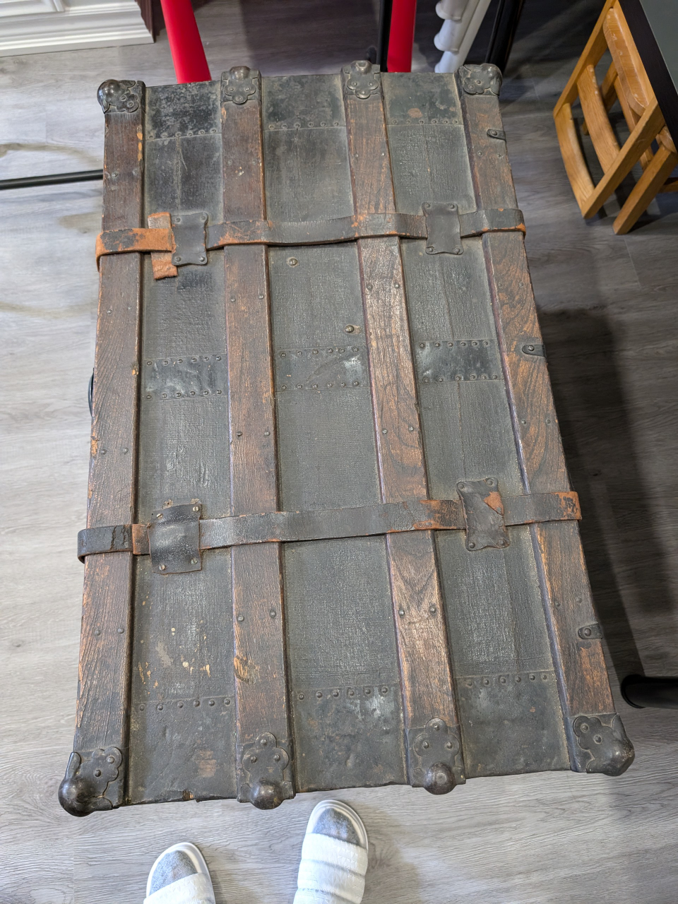 Vintage Steamer Trunk FS - photo 2