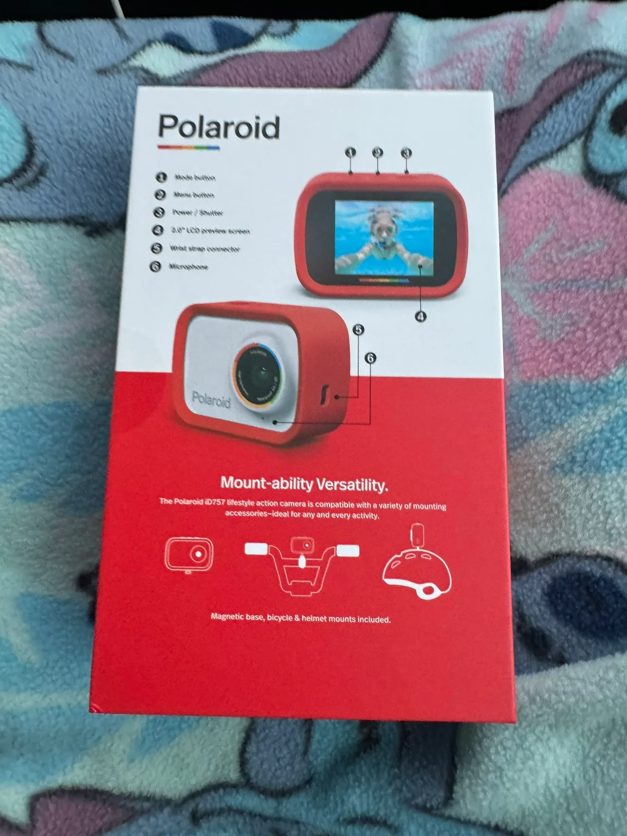 Polaroid ID757 Action Camera image indicator(2)