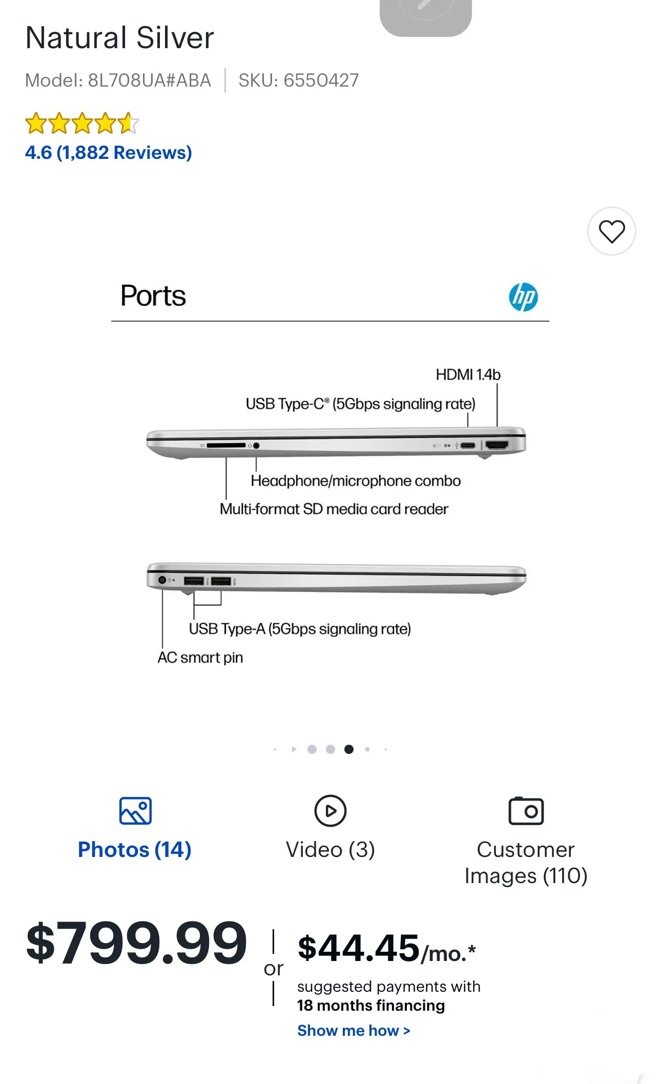 HP Laptop image indicator(3)