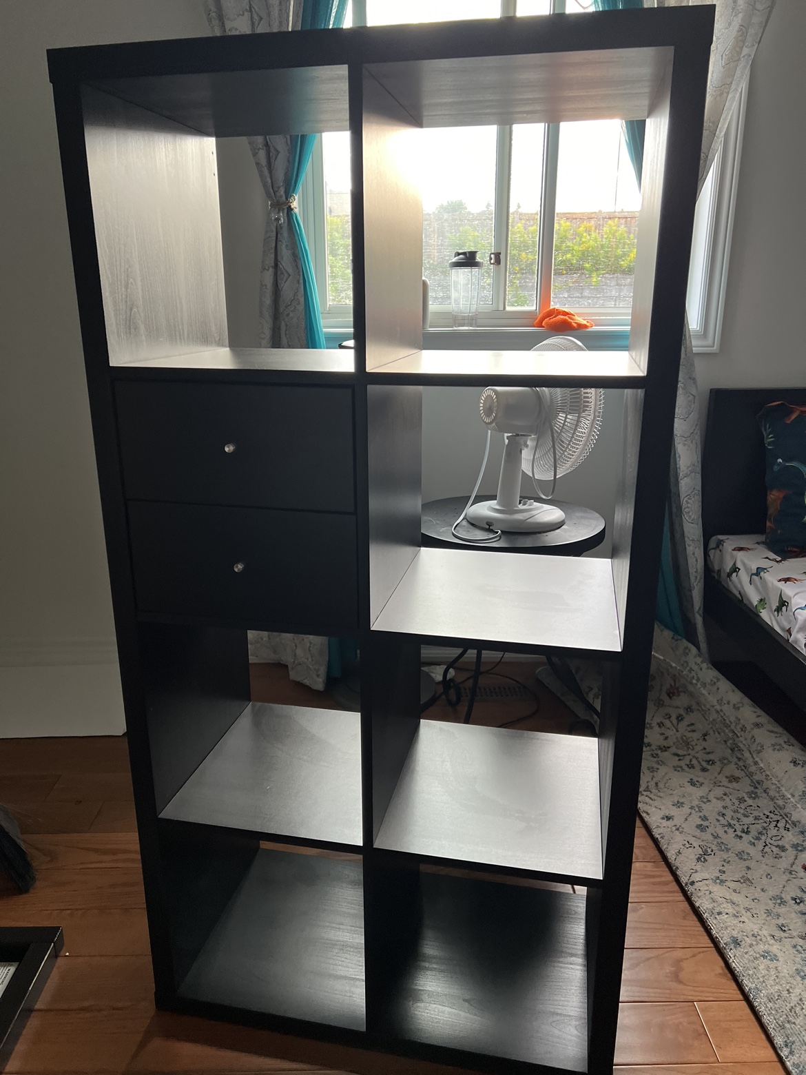 Black Cube Shelving Unit - photo 3