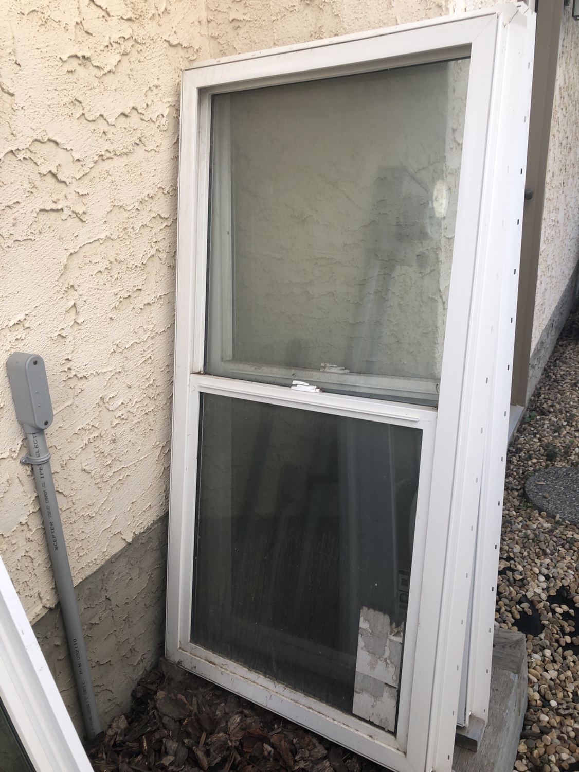 2 White Windows double pane