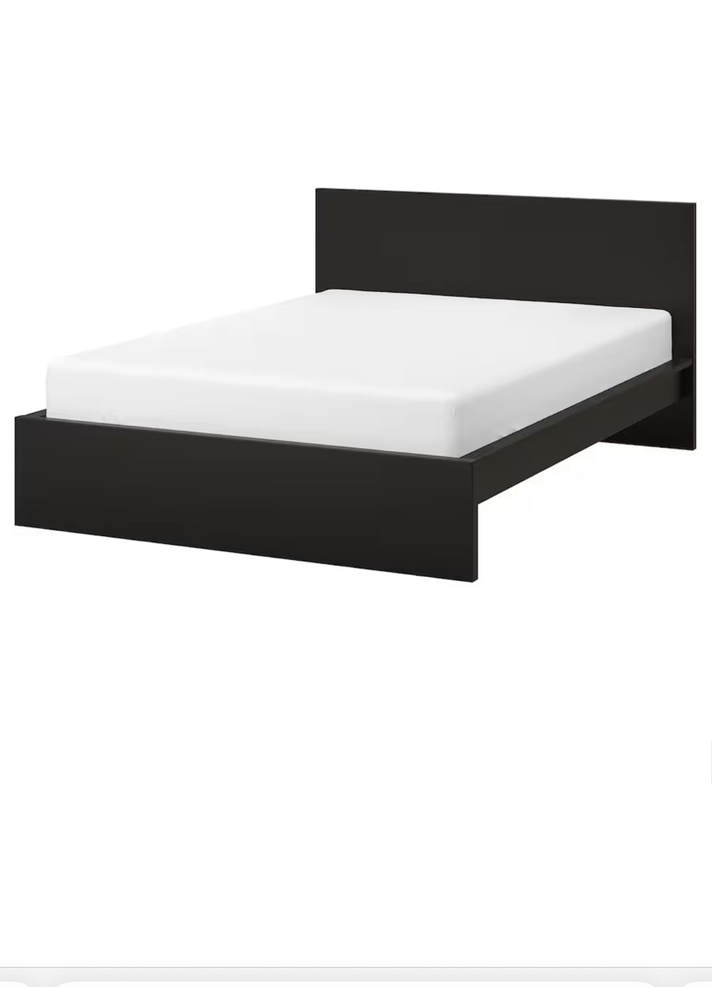 Urgent-IKEA Malm Black double Bed Frame