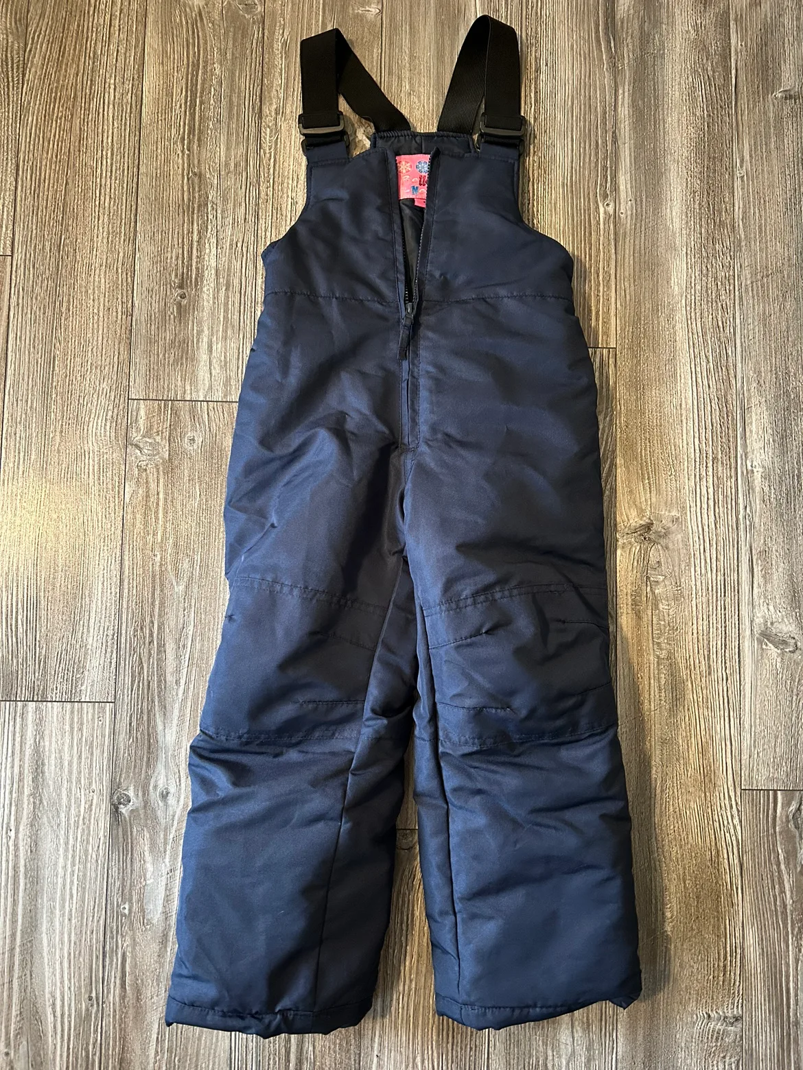 Girl’s Size 6 Navy Blue Snow Pants - LIKE NEW! thumbnail