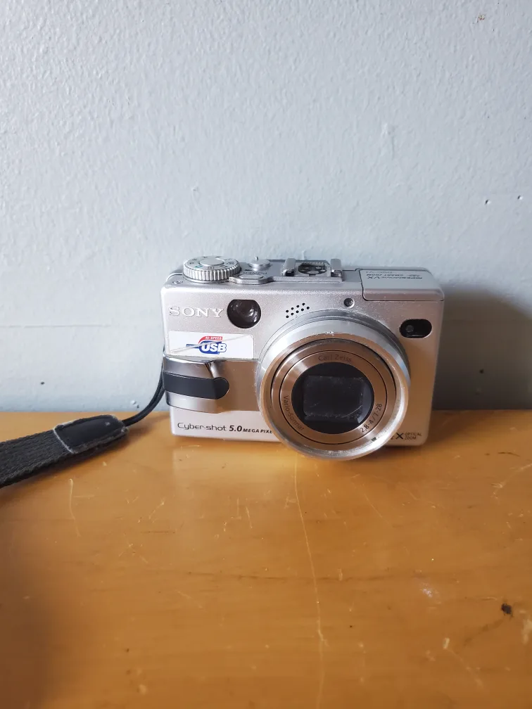 Sony Cyber-Shot DSC-V1 5 MP 4x Optical Zoom Carl Zeiss Lens Cam image indicator(2)