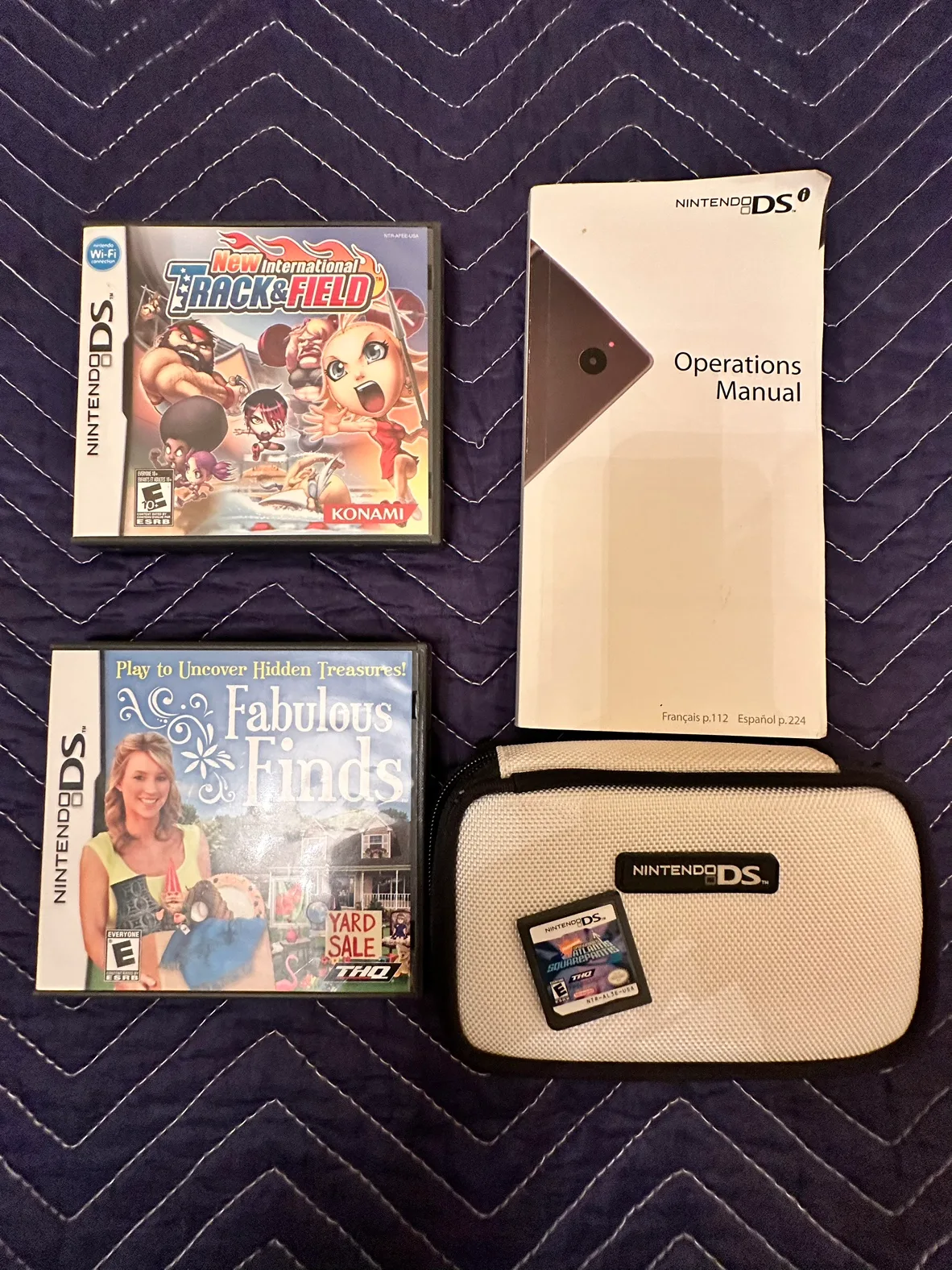 3 Nintendo DS Games & Carrying Case all for$10 thumbnail