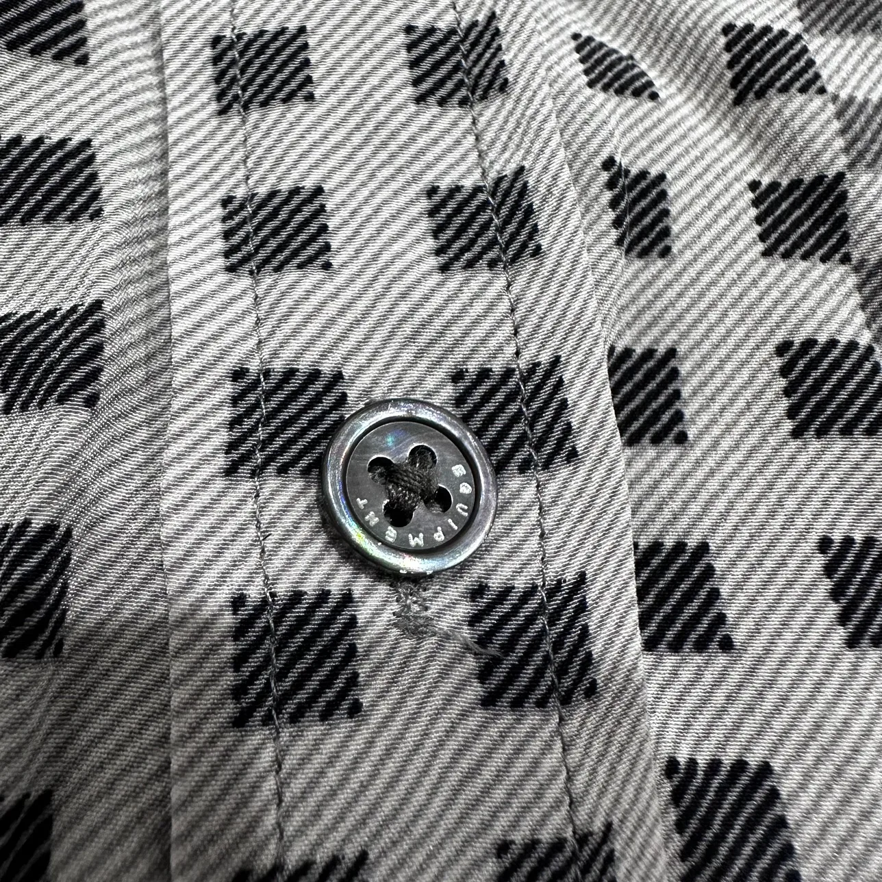 Grey Patterned Sleeveless Blouse image indicator(4)