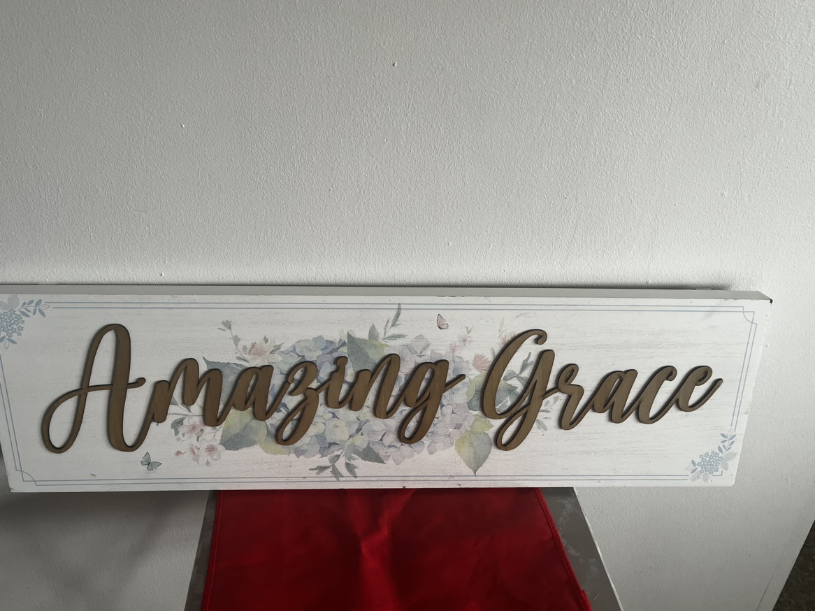 Amazing Grace Wooden Wall Decor - photo 5