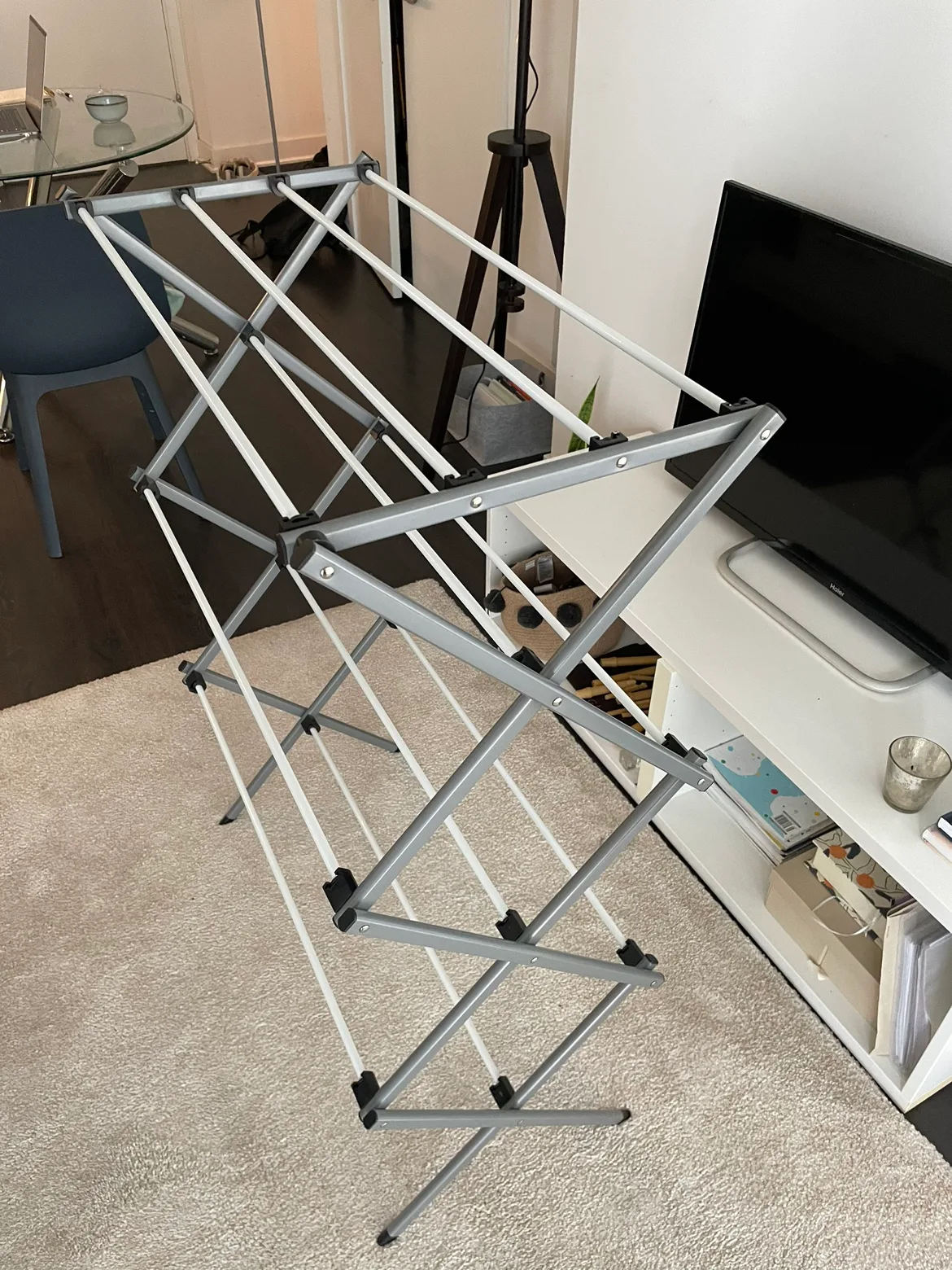 Folding Clothes Drying Rack thumbnail