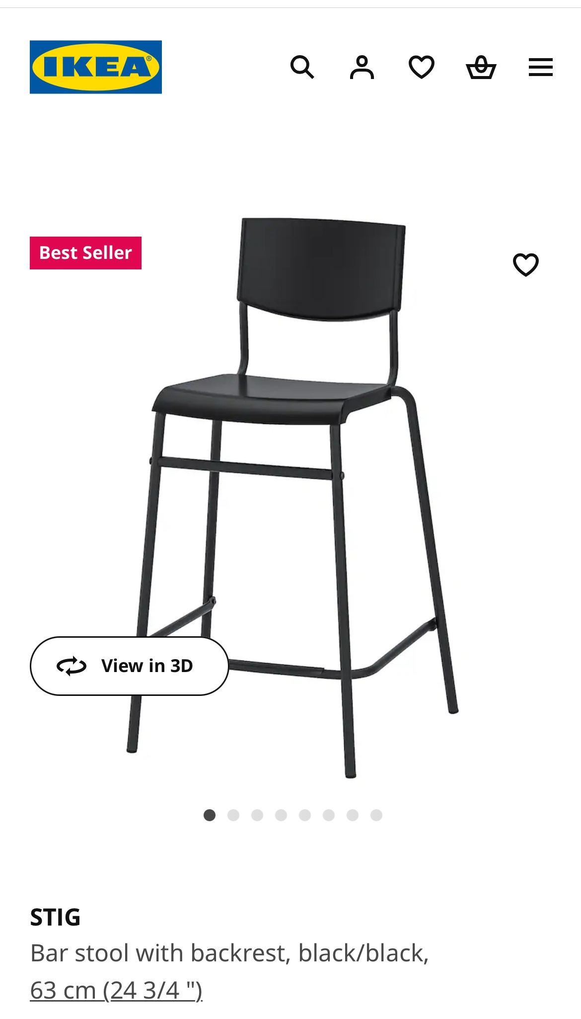 IKEA STIG Bar Stool