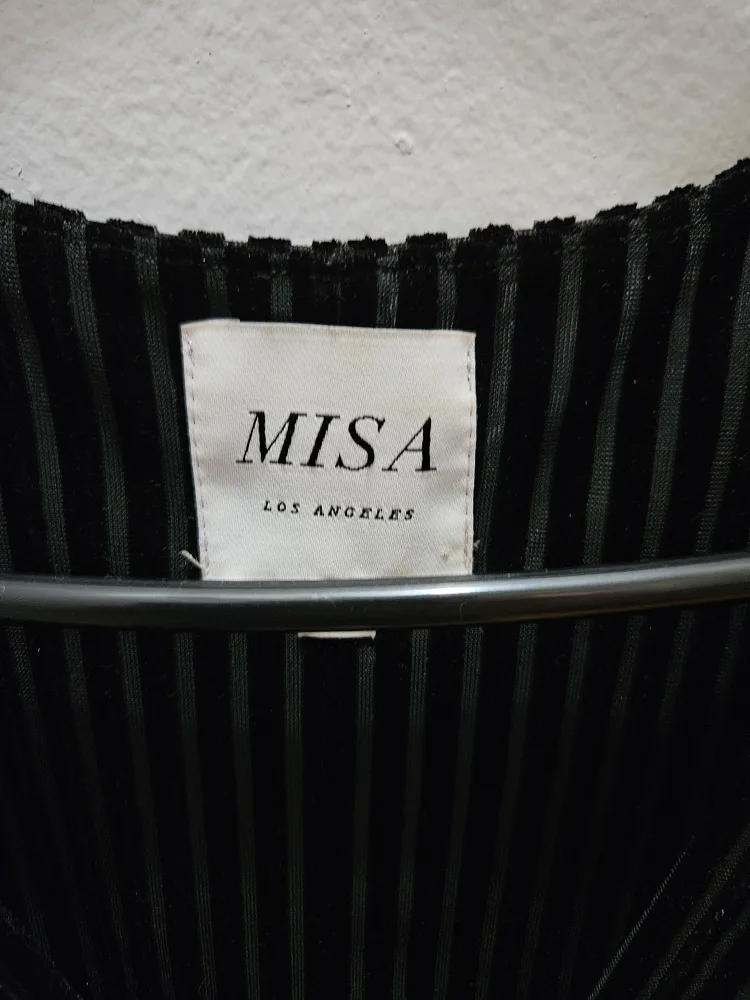 Misa Black Striped Bodysuit image indicator(2)