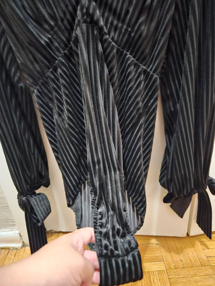 Misa Black Striped Bodysuit image indicator(3)