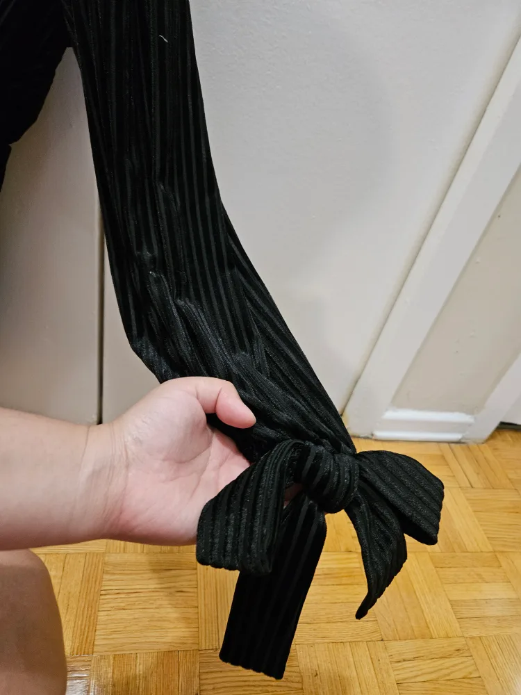 Misa Black Striped Bodysuit image indicator(4)