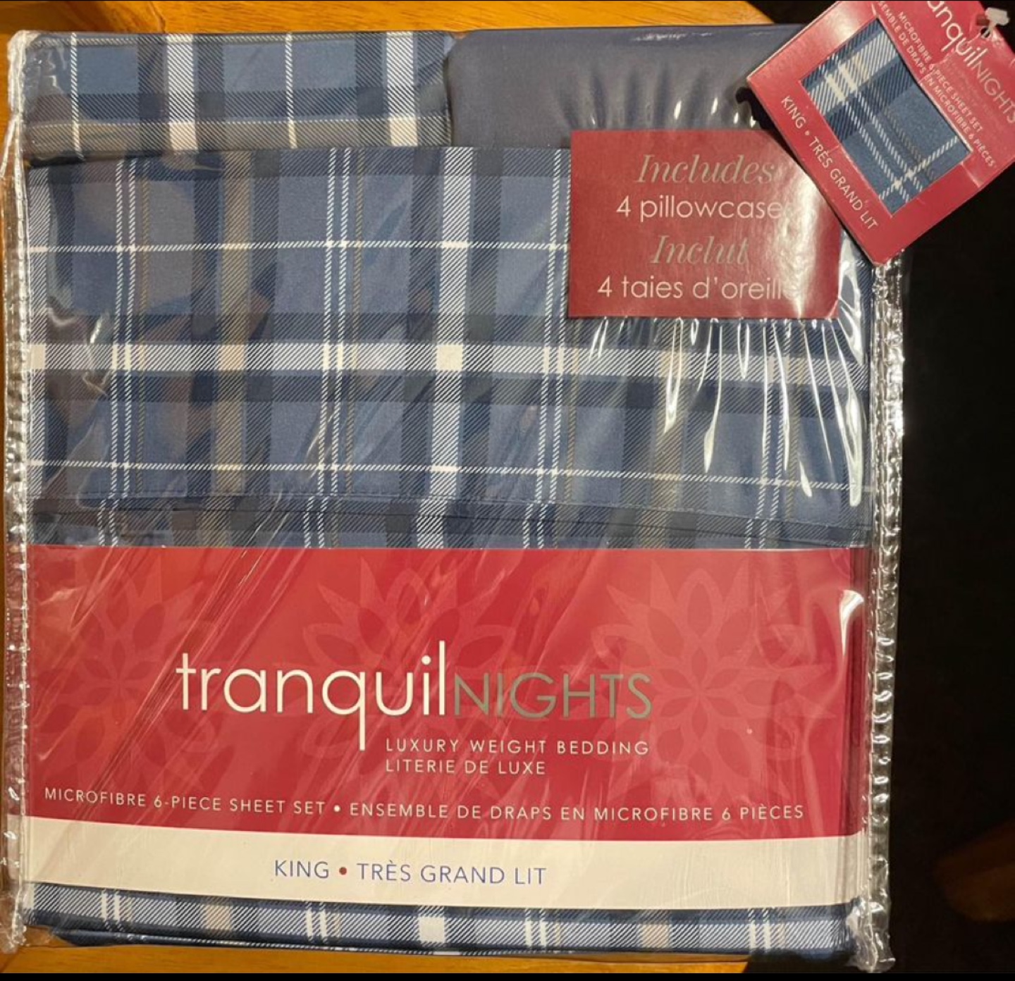 Tranquil Nights King Size 6 Piece Sheet Set