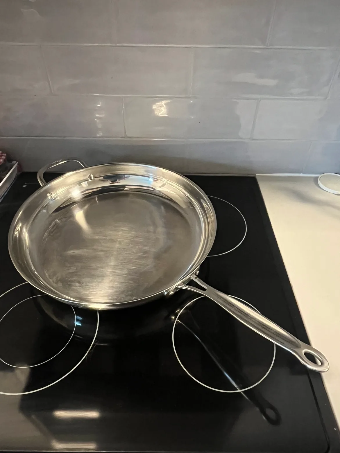 Cuisinart 14 Inch Stainless Steel Skillet. image indicator(3)