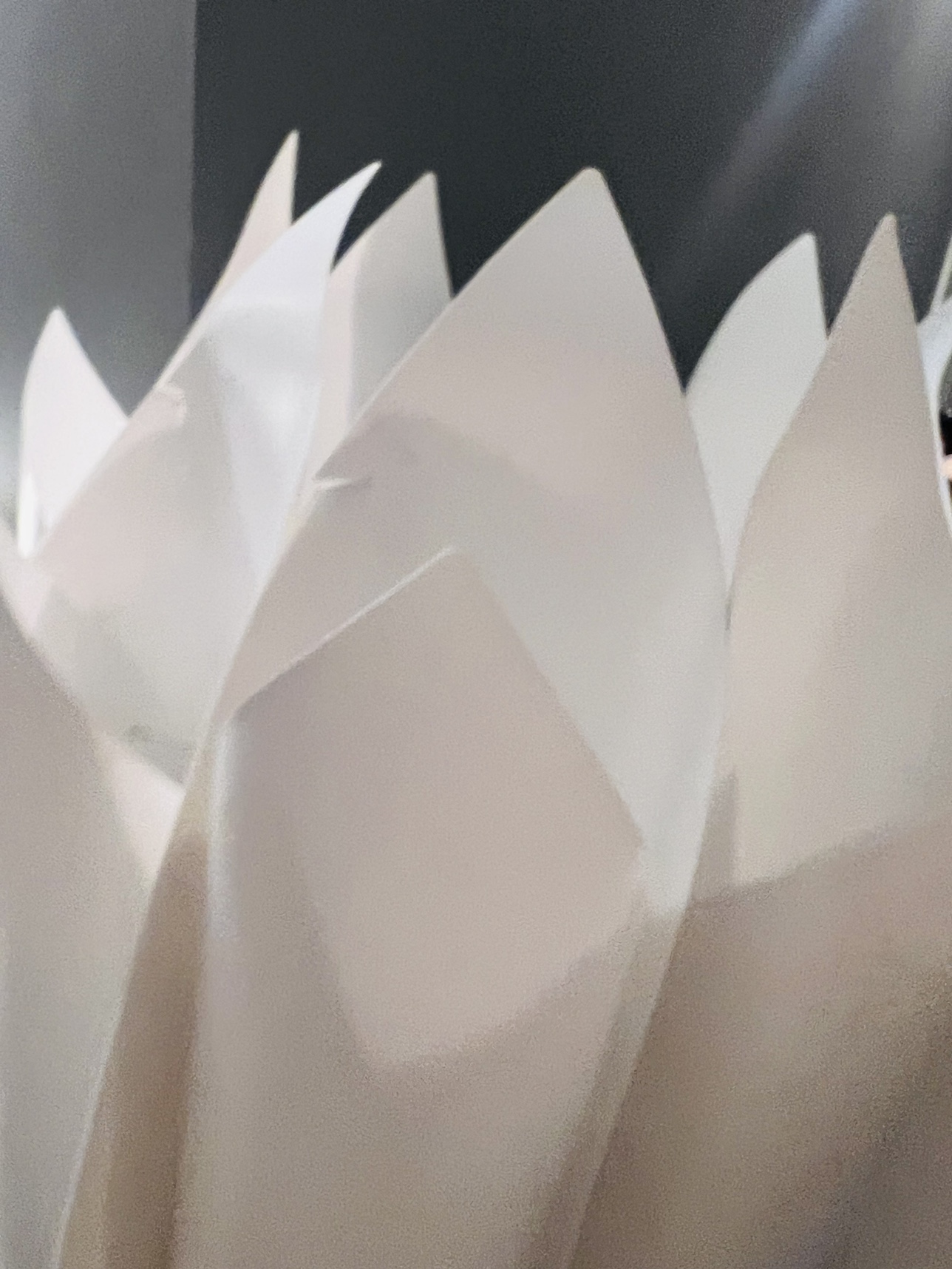 White Flower Shaped IKEA lamp shade - photo 3