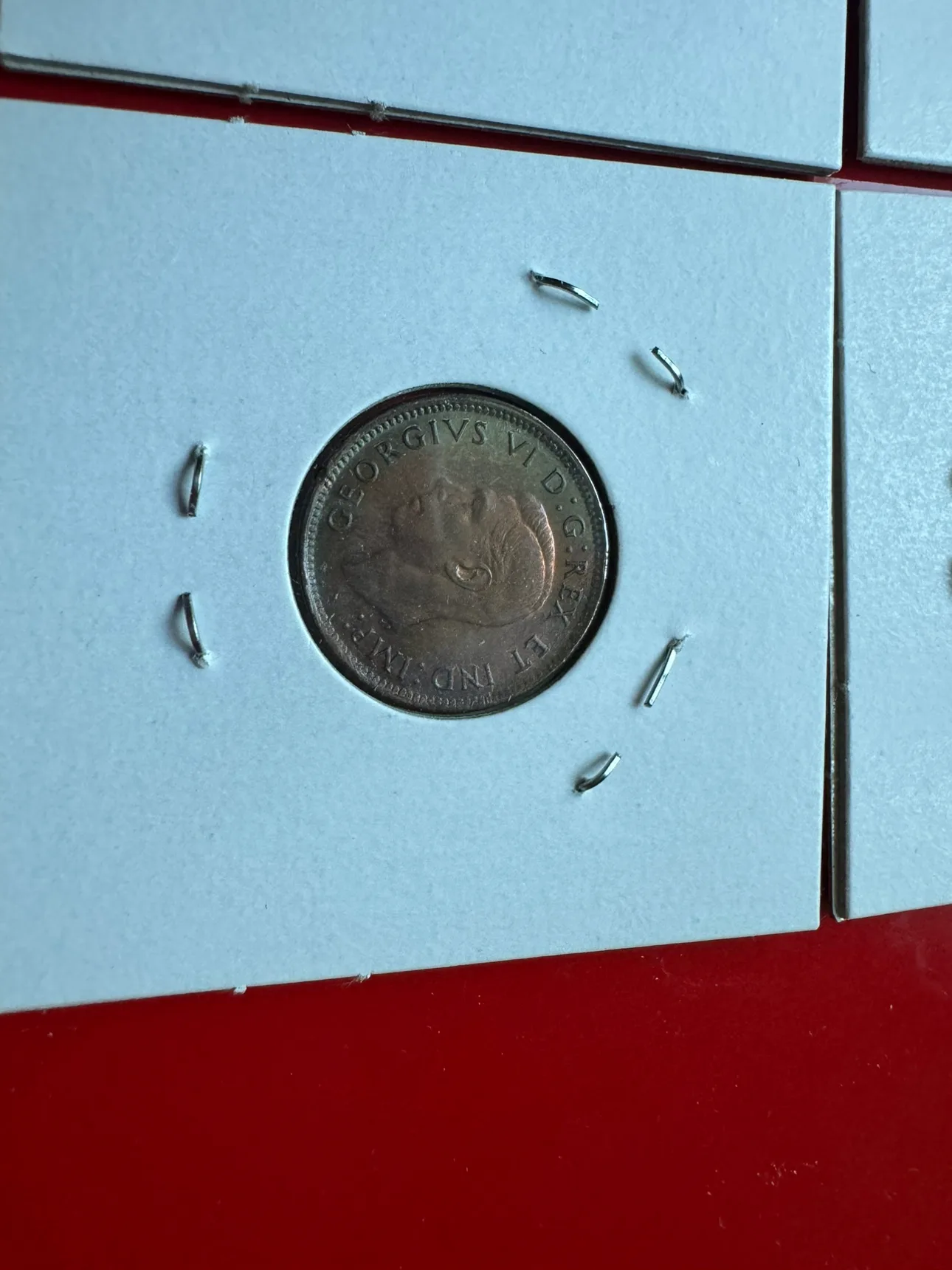 4 Canada 1947 x2, 1950, 1951 cents King George VI image indicator(5)