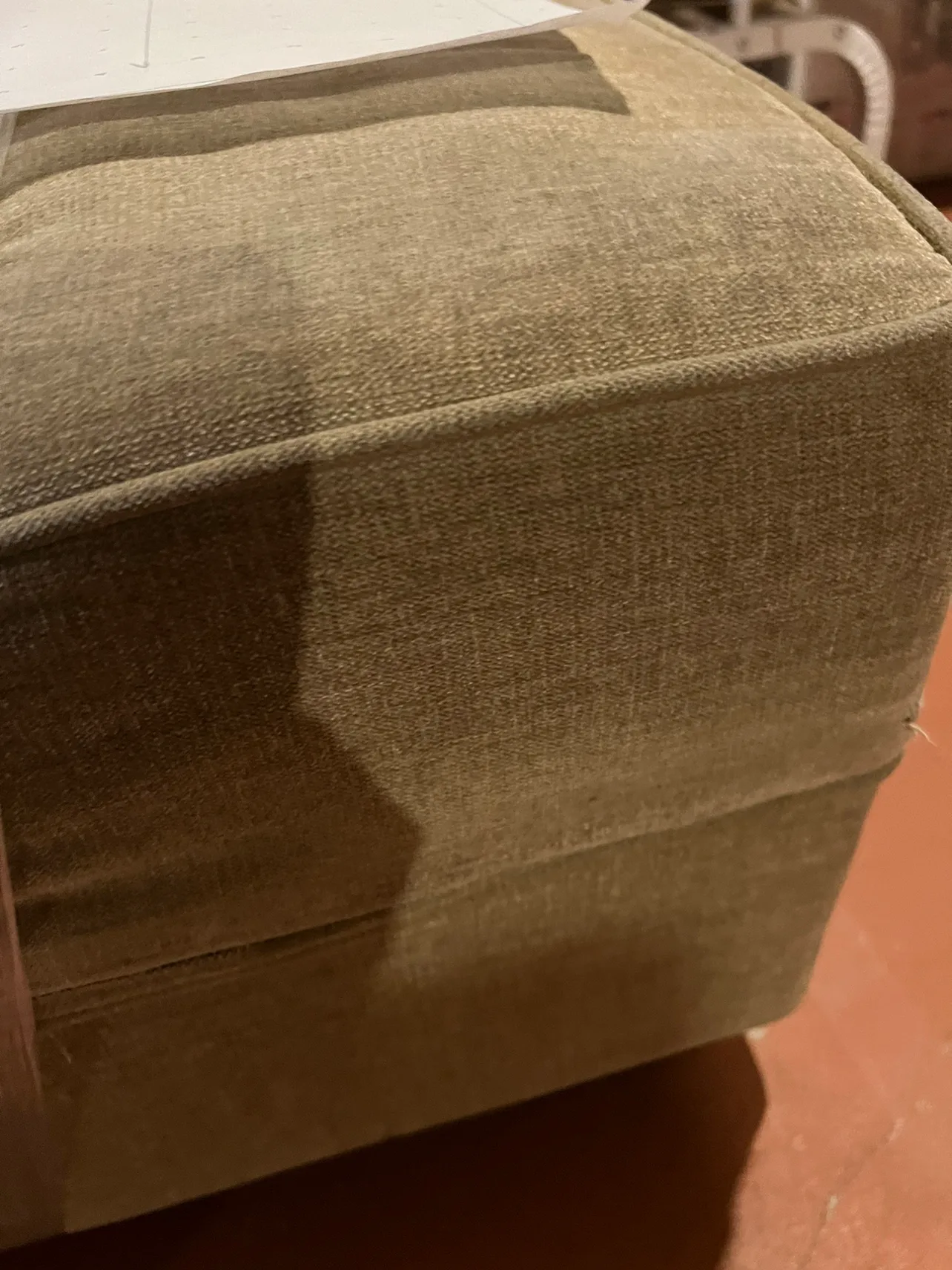 Taupe Large Storage Ottoman image indicator(2)