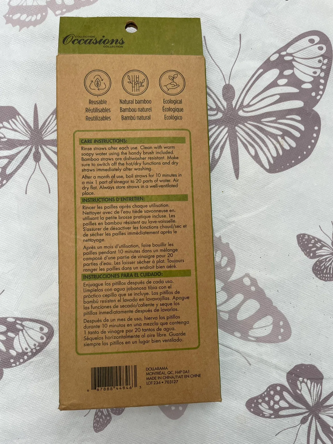 New Bamboo Straws with brush - #freecycle image indicator(2)