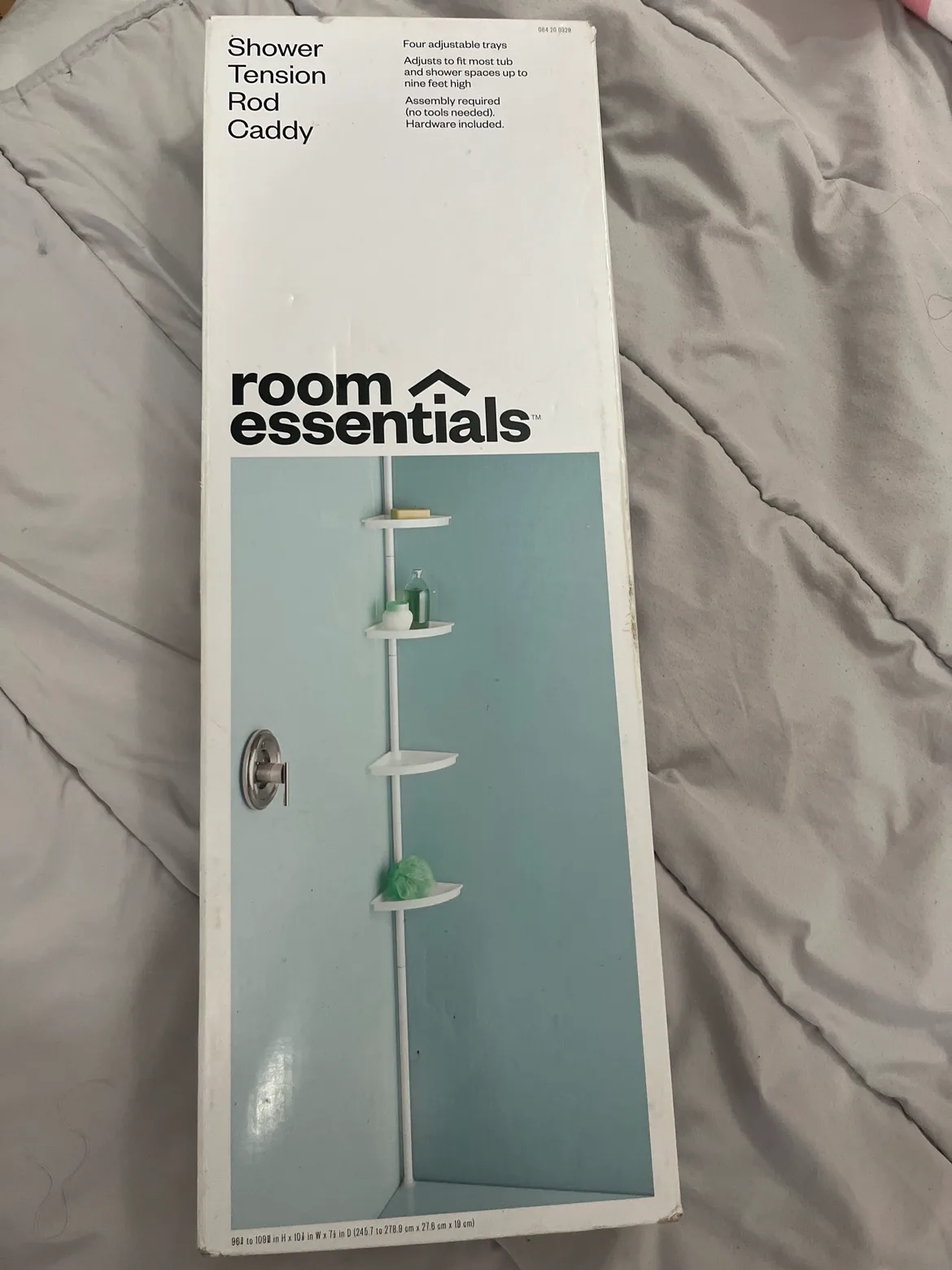 Room Essentials Shower Tension Rod Caddy thumbnail