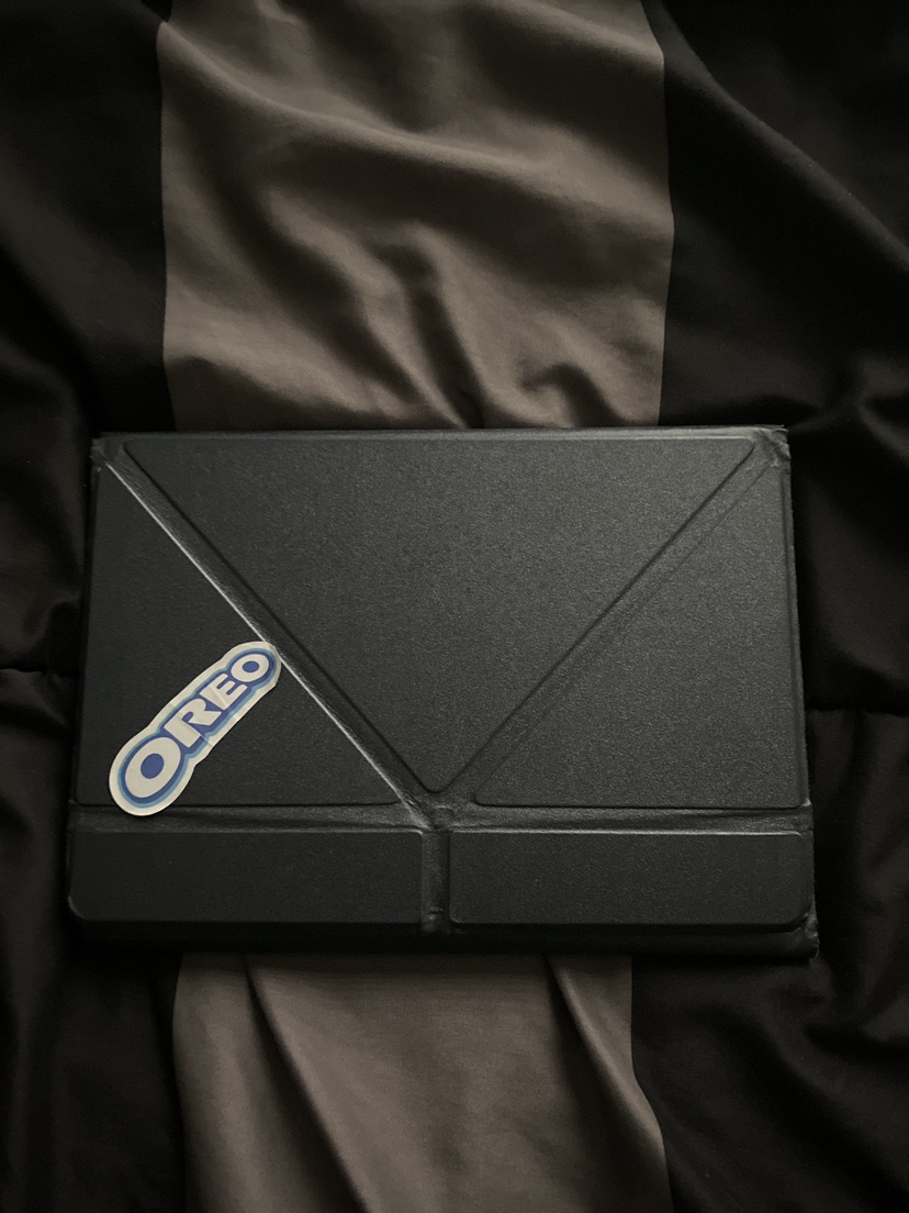 Silver Tablet with Keyboard Case
