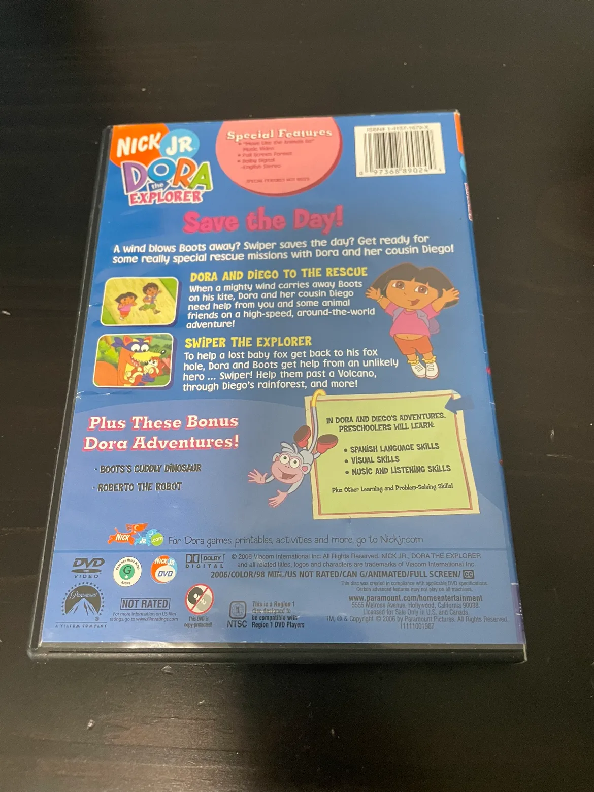 Dora the Explorer: Save the Day! DVD #Freecycle image indicator(2)