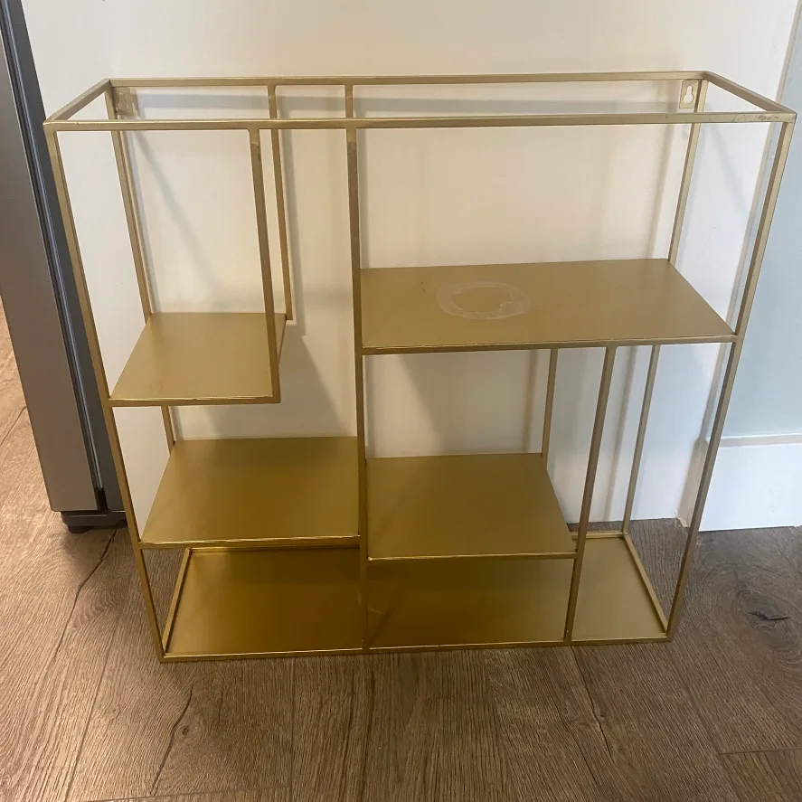 Gold Metal Wall Shelf thumbnail