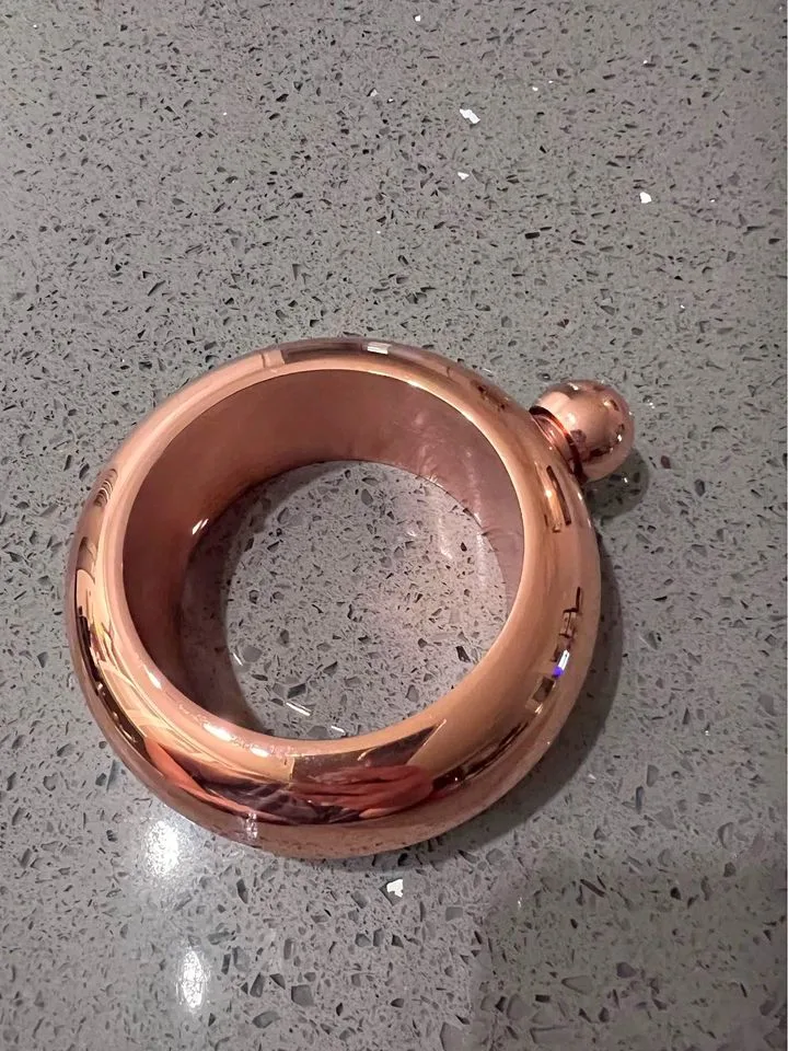 Rose Gold Flask Bracelet Bangle thumbnail