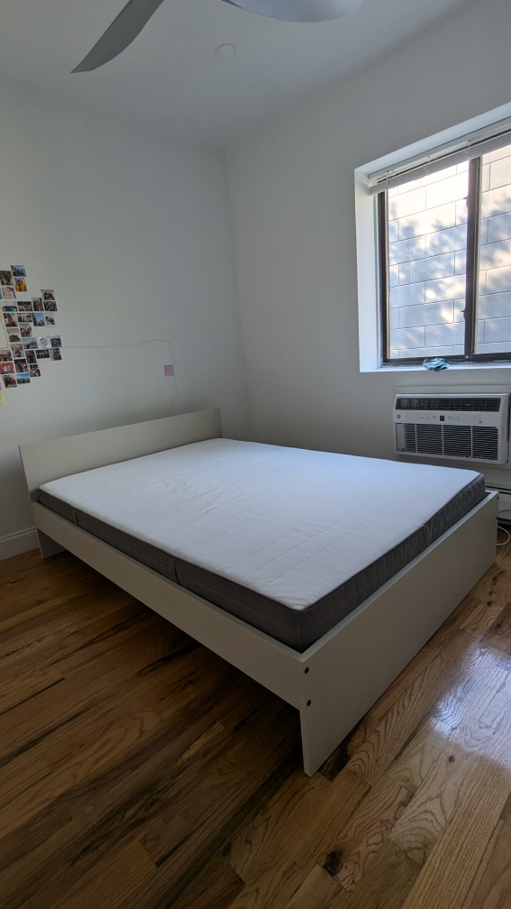 IKEA Full Size Bed Frame and Firm Mattress - photo 3