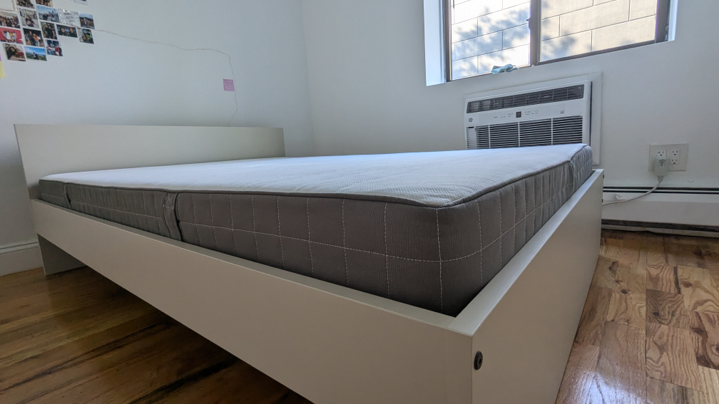 IKEA Full Size Bed Frame and Firm Mattress - photo 5