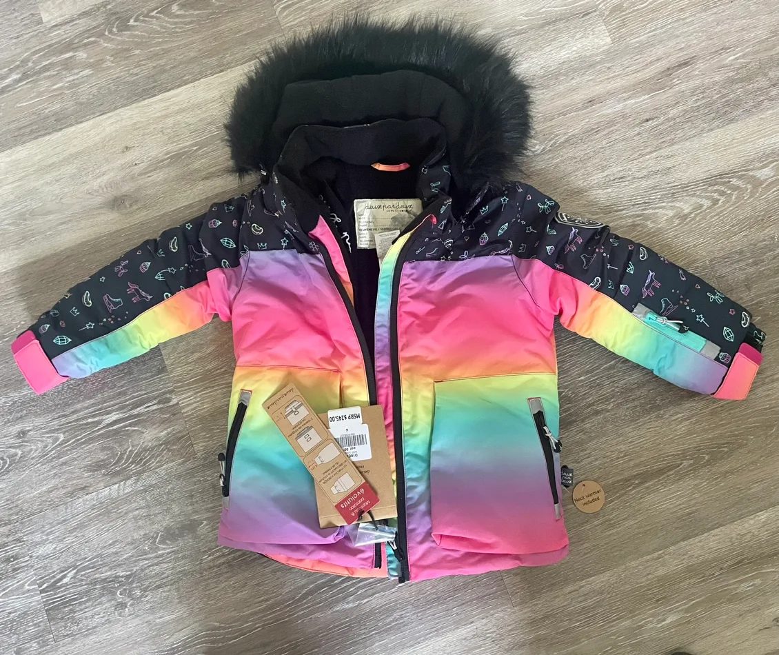 Deux par Deux Girls' Ski Jacket - Size 4Y thumbnail