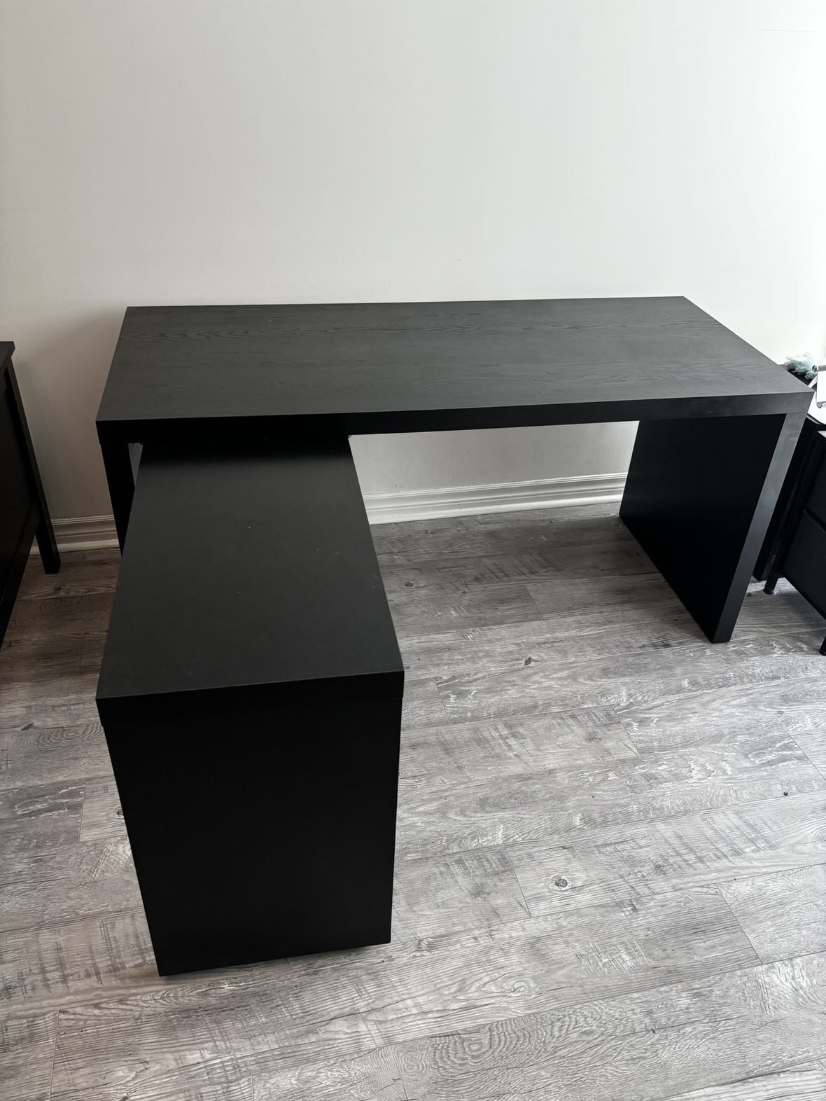 IKEA Black Corner Desk