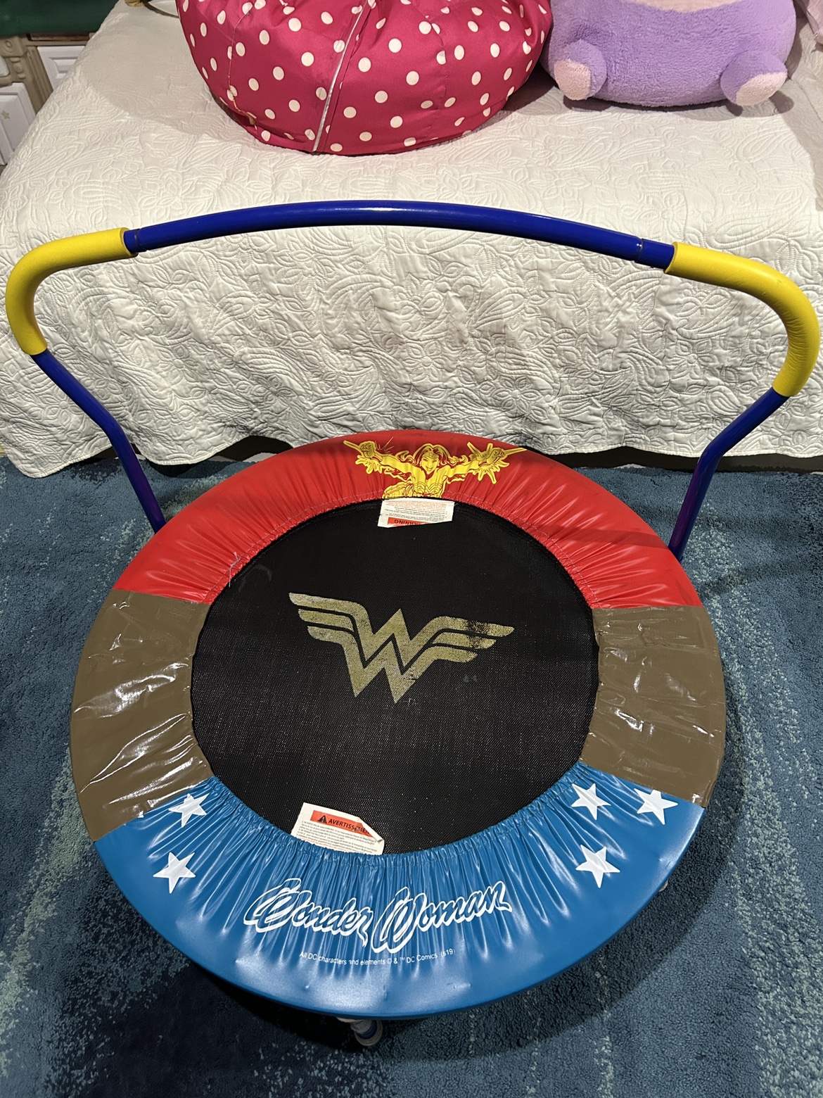 Wonder Woman Mini Trampoline