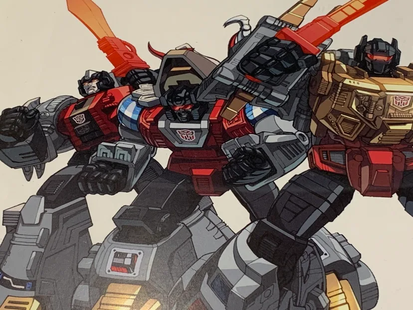 One framed 11x17 Dinobots Transformers Print. image indicator(2)