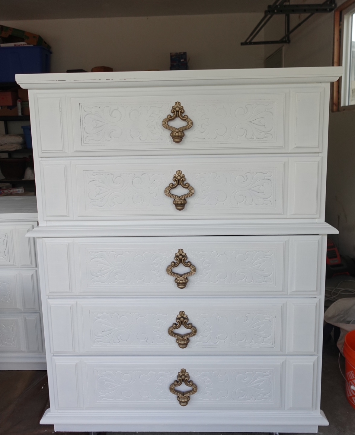 Vintage White Dresser