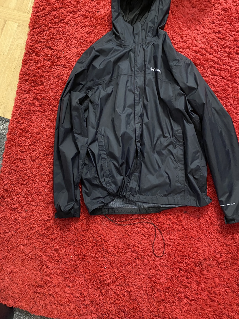 Columbia Black Rain Jacket
