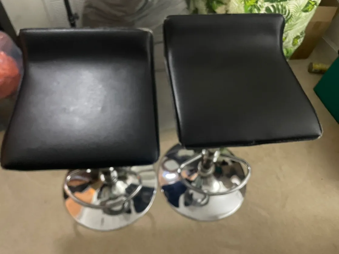 Set of 2 Black Bar Stools for only $8 thumbnail