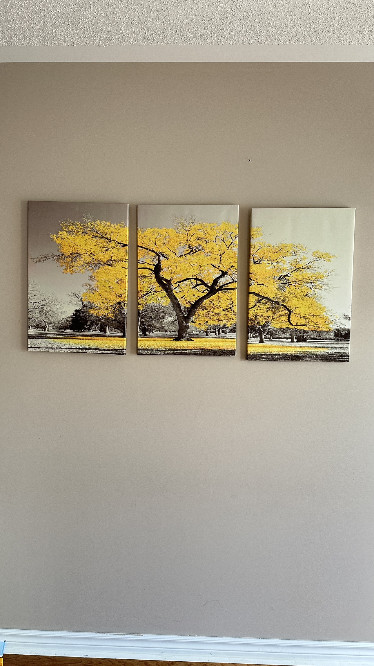 Yellow Tree Canvas Wall Art