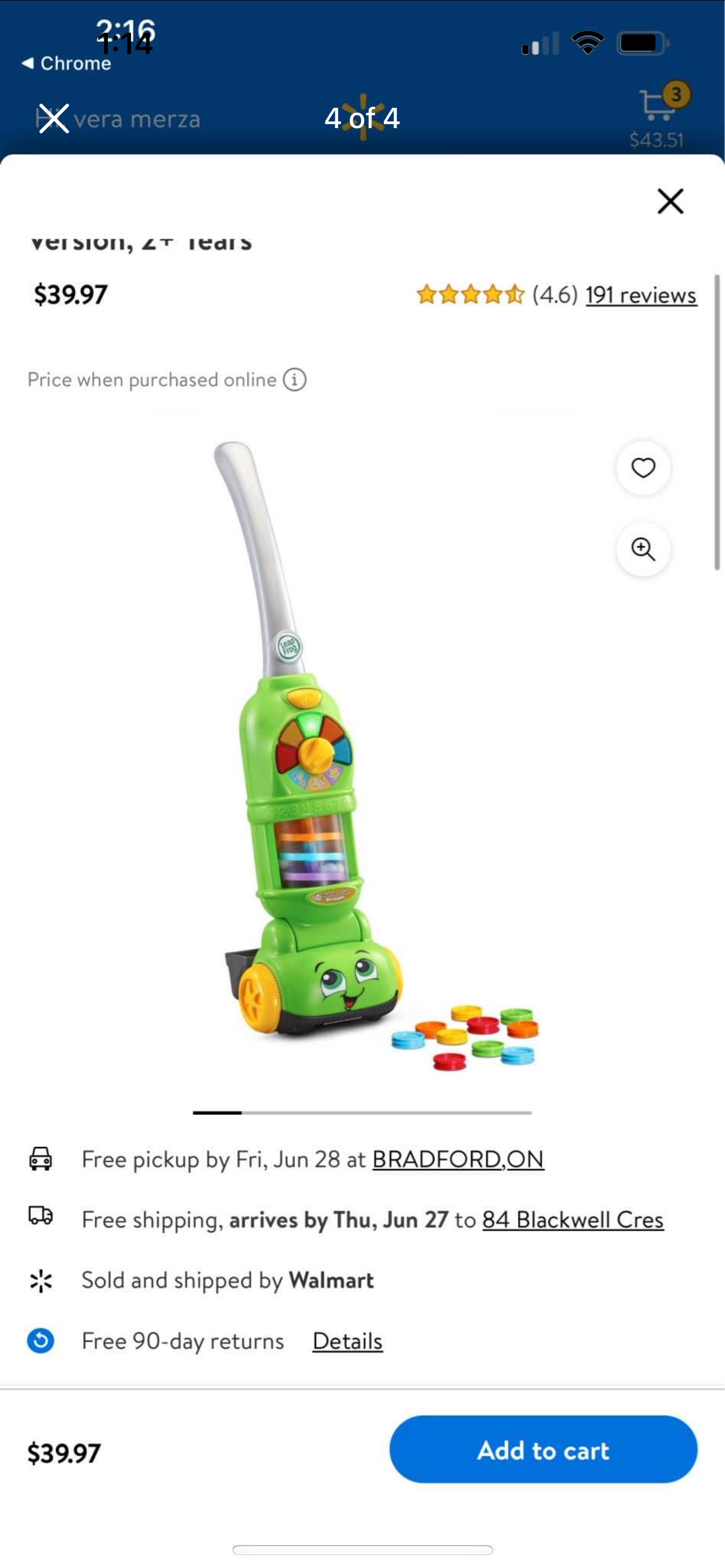 LeapFrog My Own Vacuum