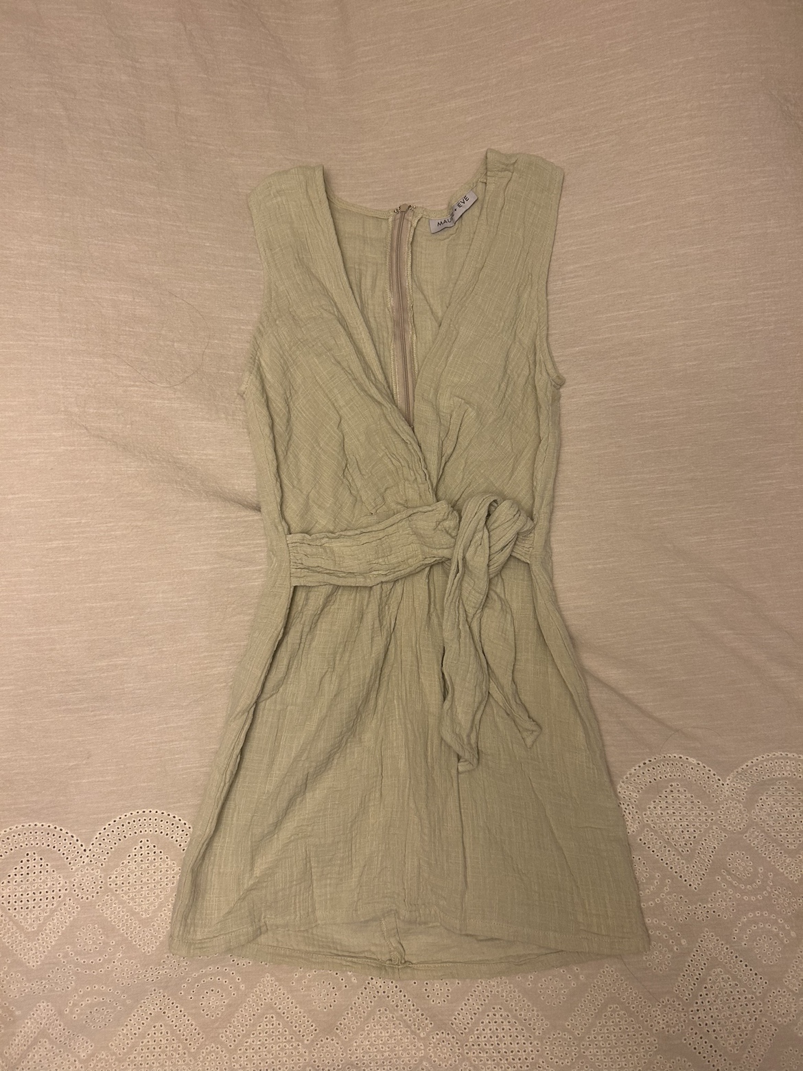 Sage Green Mini Dress #freecycle