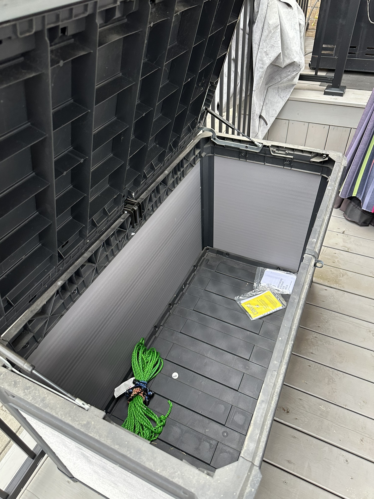 Keter 150 Gal Weather Resistant Deck Box/Bench - photo 2