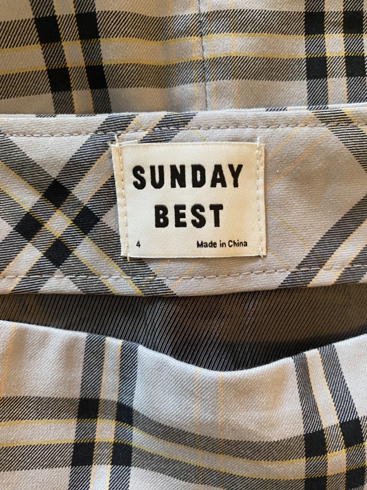 Sunday Best Aritzia plaid mini skirt - 4 - photo 4
