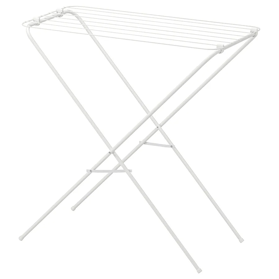 White Clothes Drying Rack