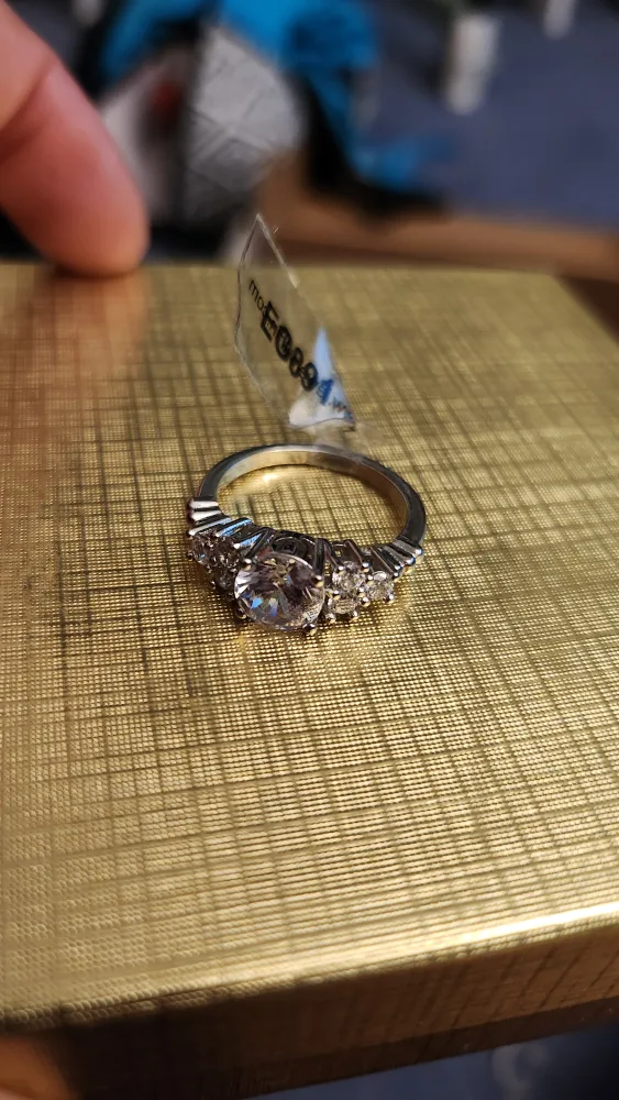 Cubic Zirconia Charmed Aroma ring image indicator(3)