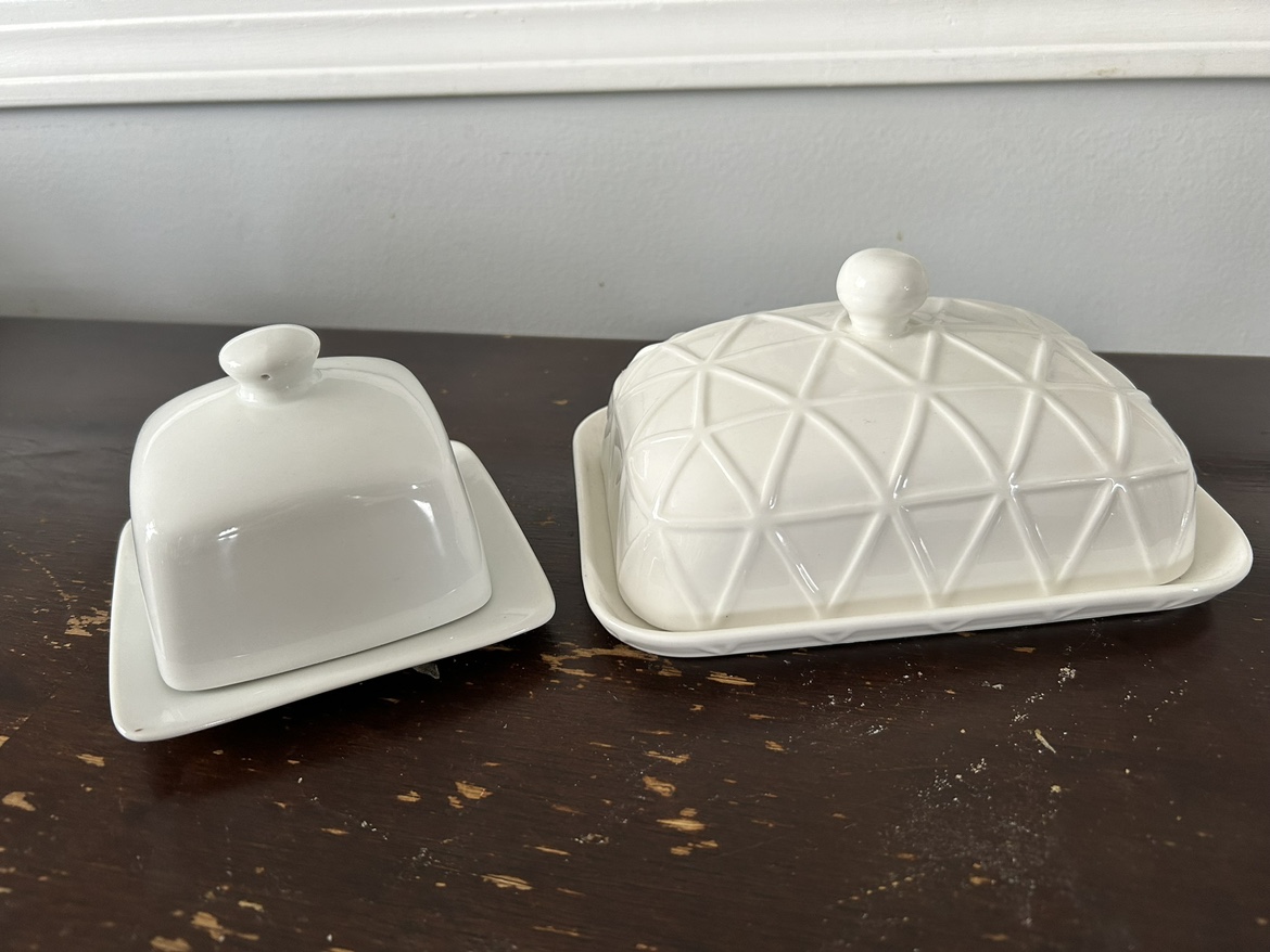 Butter dishes 2/15$