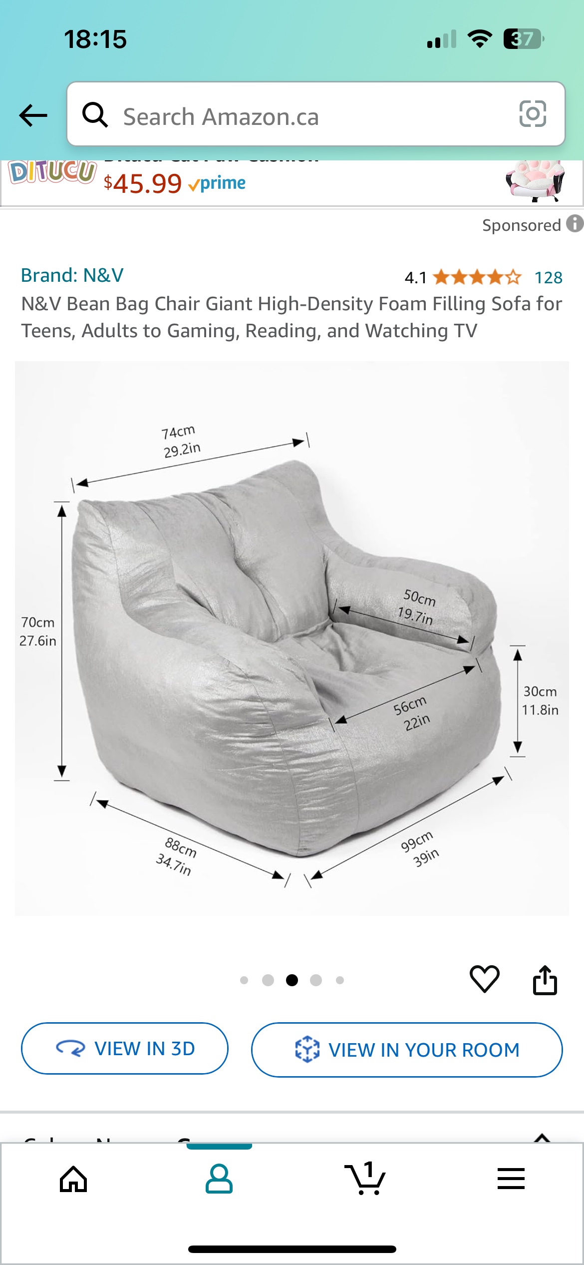 N&V Bean Bag Chair