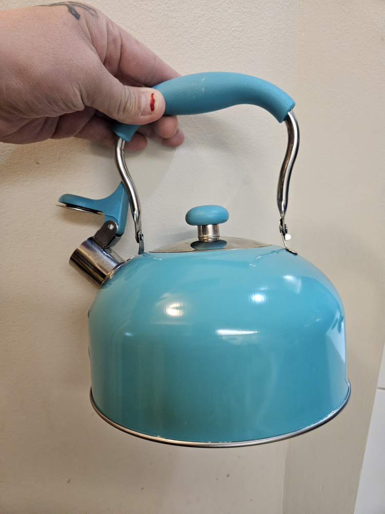 Blue Enamel Kettle